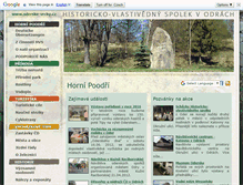 Tablet Screenshot of oderske-vrchy.cz